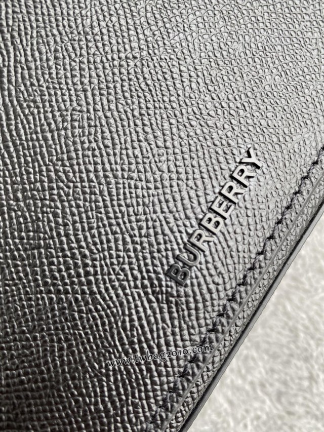 Burberry專門店新款粒紋皮革男包 巴寶莉2021年最新男士斜背包 yxb1033